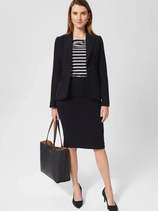 Shop Hobbs Mia Jacket Navy