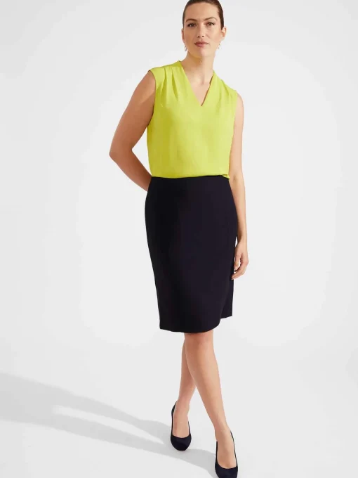 Discount Hobbs Mia Skirt Navy