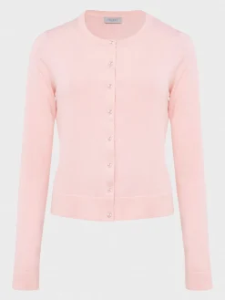 Best Sale Hobbs Michelle Cotton Cardigan Pink