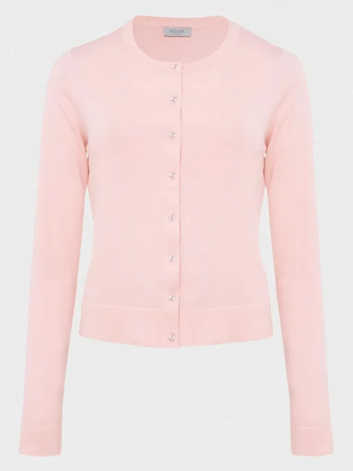 Best Sale Hobbs Michelle Cotton Cardigan Pink