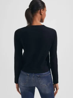 Shop Hobbs Michelle Cotton Cardigan Navy