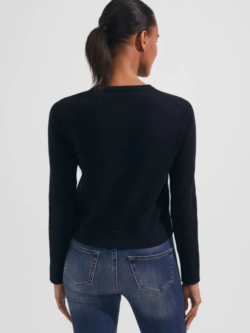 Shop Hobbs Michelle Cotton Cardigan Navy