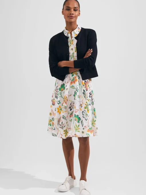 Shop Hobbs Michelle Cotton Cardigan Navy