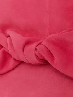 Hot Hobbs Milly Bow Clutch Bright Pink