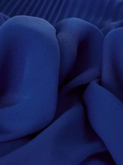 Sale Hobbs Mimi Pleat Dress Cobalt Blue