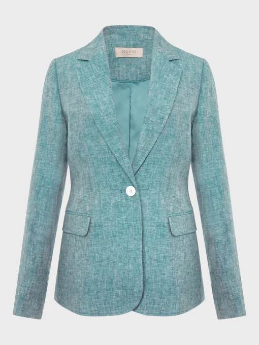 Discount Hobbs Mirabel Jacket Lagoon Green