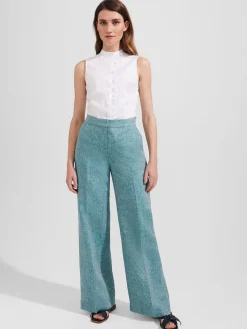 Best Sale Hobbs Mirabel Trousers Lagoon Green