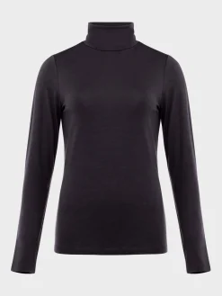 Hot Hobbs Mischa Roll Neck Top Navy