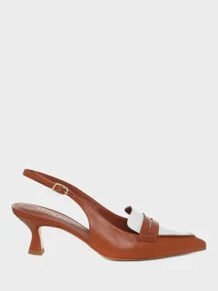 Cheap Hobbs Mischa Sling Back Tan Ivory