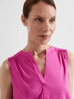 Shop Hobbs Nadine Top Fuchsia Pink