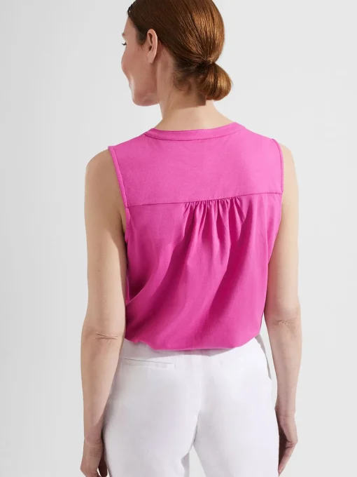 Shop Hobbs Nadine Top Fuchsia Pink