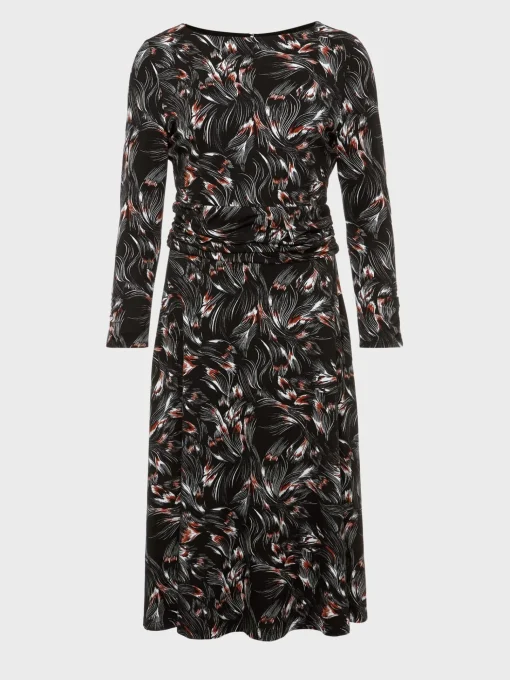 Best Sale Hobbs Nala Jersey Dress Black Multi