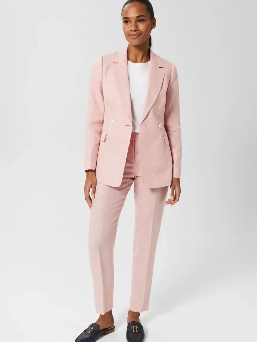 Best Sale Hobbs Nancy Jacket Dusty Rose
