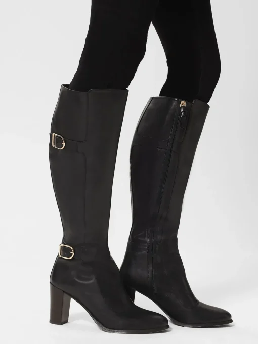 Sale Hobbs Nell Long Boot Black