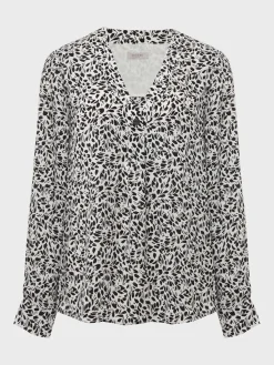 Cheap Hobbs Nelle Blouse Ivory Black