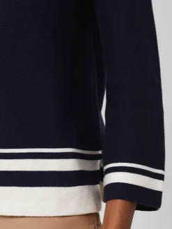 Outlet Hobbs Nellie Cotton Stripe Jumper True Navy White