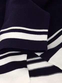 Outlet Hobbs Nellie Cotton Stripe Jumper True Navy White