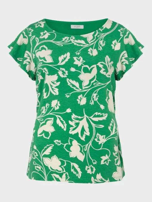 Hot Hobbs Nessie Printed Top Green Multi