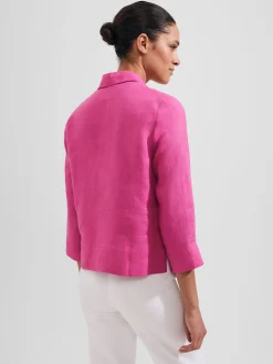 Shop Hobbs Nita Shirt Deep Fuchsia