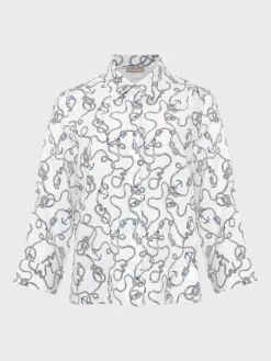 Hot Hobbs Nita Shirt Ivory Multi