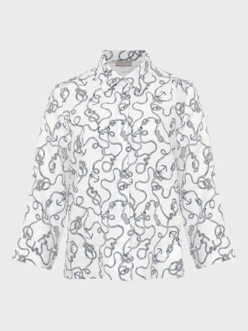 Hot Hobbs Nita Shirt Ivory Multi