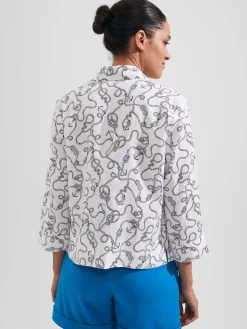 Hot Hobbs Nita Shirt Ivory Multi
