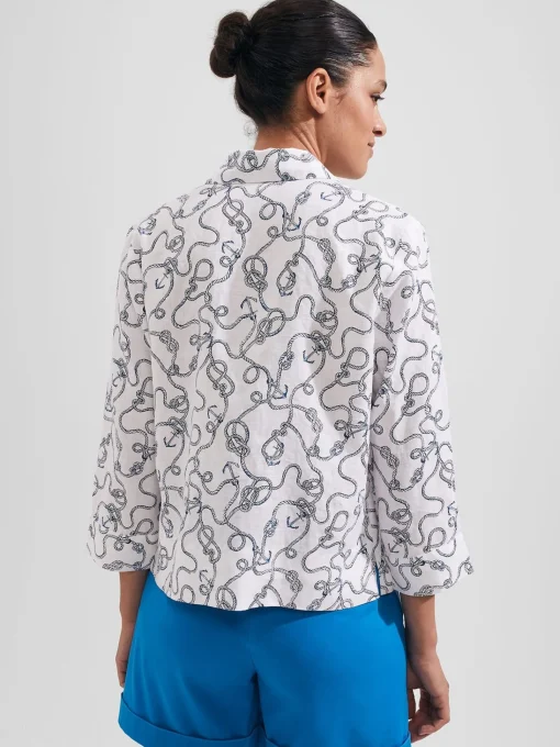 Hot Hobbs Nita Shirt Ivory Multi