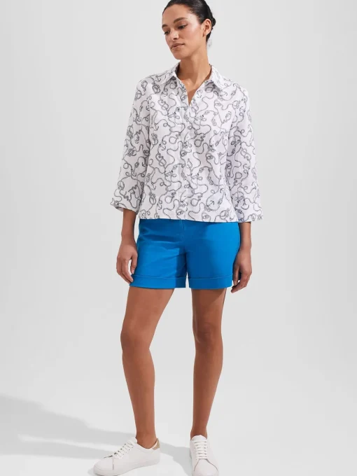 Hot Hobbs Nita Shirt Ivory Multi