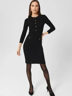 Sale Hobbs Noa Knitted Dress Black