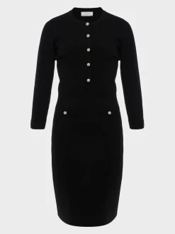 Sale Hobbs Noa Knitted Dress Black