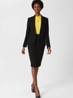 Store Hobbs Ophelia Pencil Skirt Black