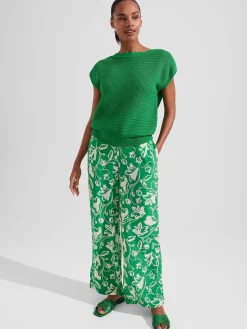 Hot Hobbs Orla Cotton Jumper Spring Green