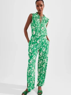 Shop Hobbs Palmer Trouser Green Multi