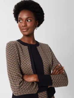 Best Sale Hobbs Perrie Jacket Navy Multi
