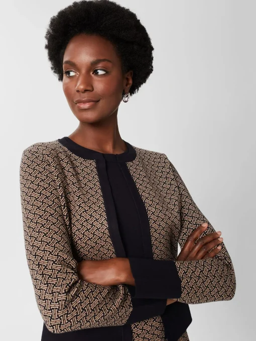 Best Sale Hobbs Perrie Jacket Navy Multi