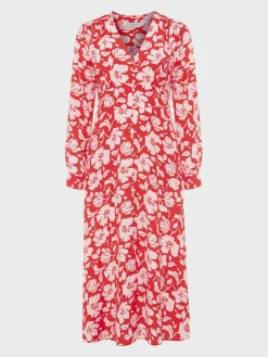 Outlet Hobbs Petite Allison Dress Red Pink