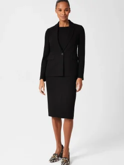 Outlet Hobbs Petite Alva Long Jkt Black