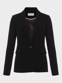 Outlet Hobbs Petite Alva Long Jkt Black