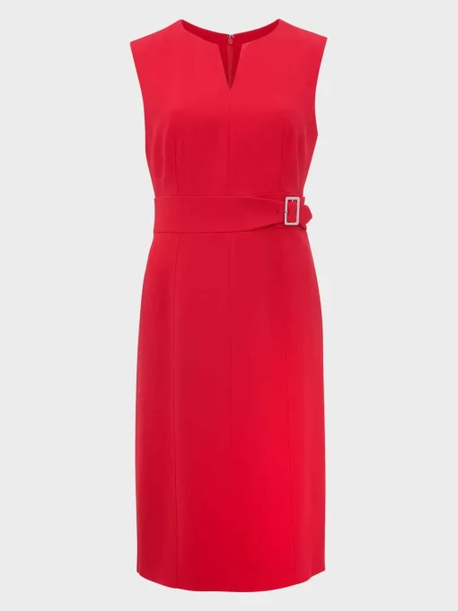 Shop Hobbs Petite Alyssa Dress Flame Red