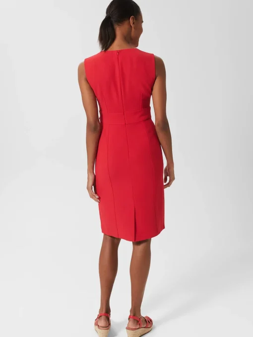 Shop Hobbs Petite Alyssa Dress Flame Red