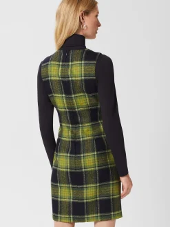 Best Sale Hobbs Petite Amaris Wool Dress Green Navy