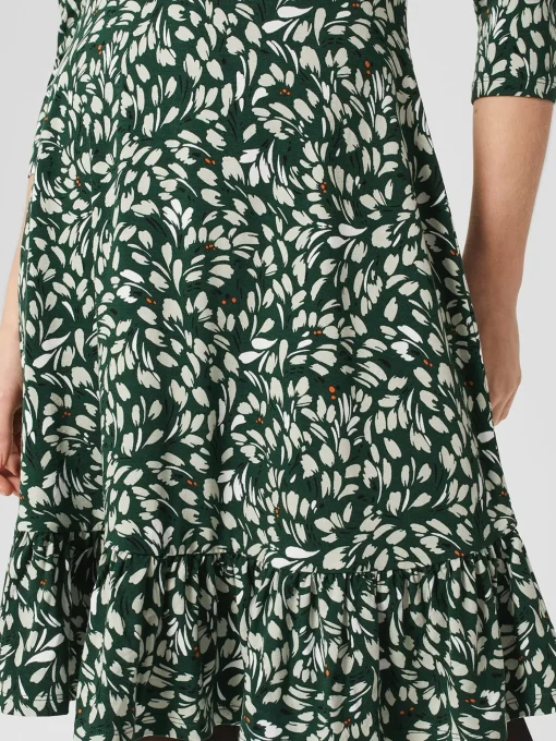 Outlet Hobbs Petite Ami Dress Sage Green Mult