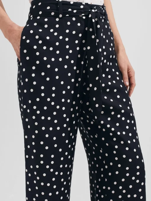 Cheap Hobbs Petite Astrid Crop Navy Ivory