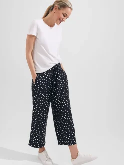 Cheap Hobbs Petite Astrid Crop Navy Ivory