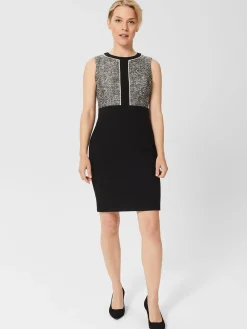 Sale Hobbs Petite Brienna Dress Black Ivory