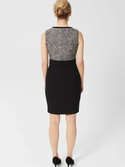 Sale Hobbs Petite Brienna Dress Black Ivory