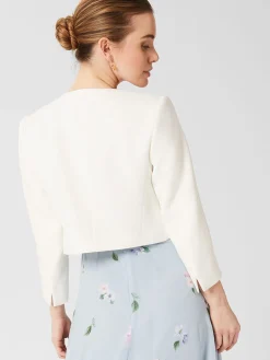 Hot Hobbs Petite Elize Jacket Ivory
