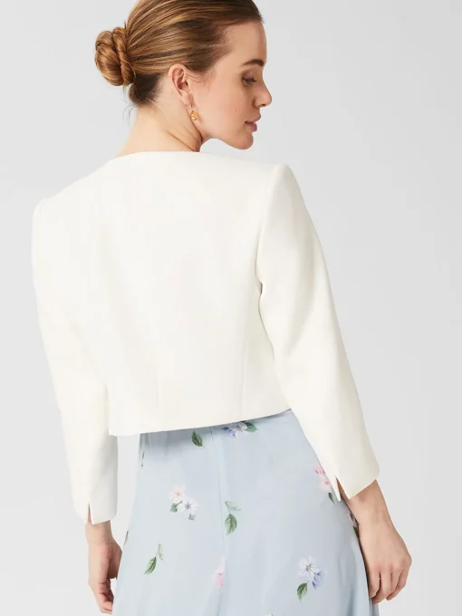 Hot Hobbs Petite Elize Jacket Ivory