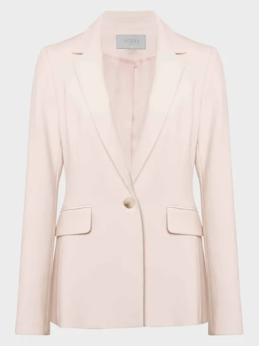 Cheap Hobbs Petite Kaia Jacket Pale Pink