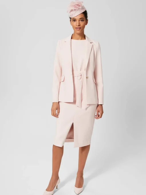 Cheap Hobbs Petite Kaia Jacket Pale Pink